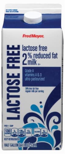 Fred Meyer 2% Reduced Fat Lactose Free Milk Perspective: front