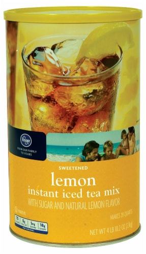 Kroger® Lemon Instant Iced Tea Mix Perspective: front