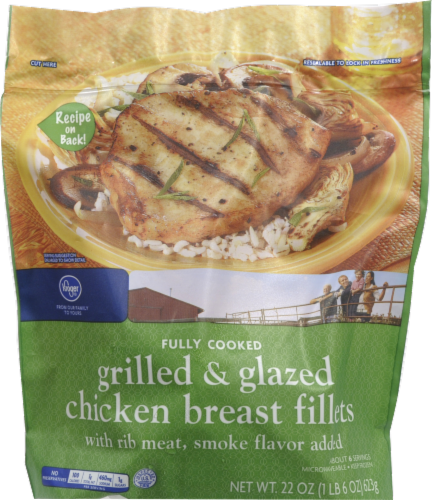 Kroger® Grilled & Glazed Chicken Breast Fillets Perspective: front