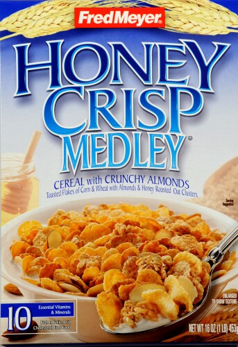 Fred Meyer Honey Crisp Medley Cereal Perspective: front
