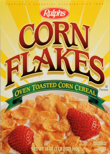 Ralphs Corn Flakes Cereal Perspective: front