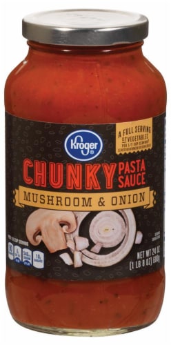 Kroger® Mushroom & Onion Chunky Pasta Sauce Perspective: front