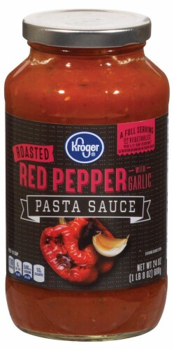 Kroger® Roasted Red Pepper & Garlic Pasta Sauce Perspective: front