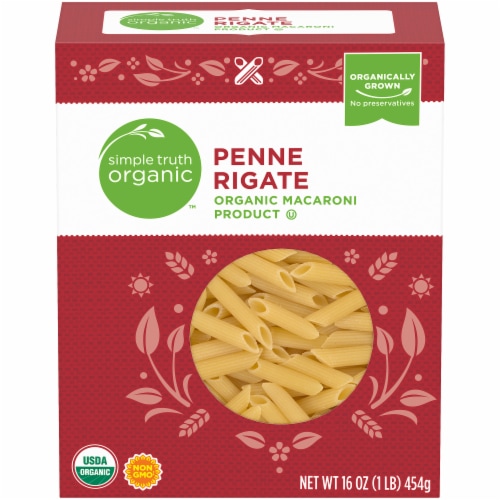 Simple Truth Organic™ Penne Rigate Pasta Perspective: front