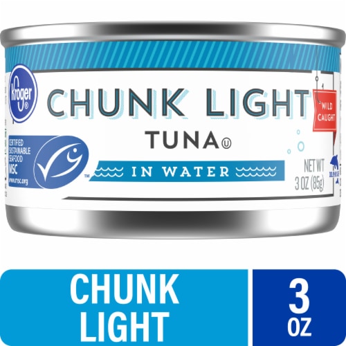 Kroger® Chunk Light Tuna® in Water Perspective: front