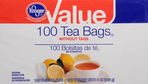 Kroger® Value Tagless Tea Bags Perspective: front