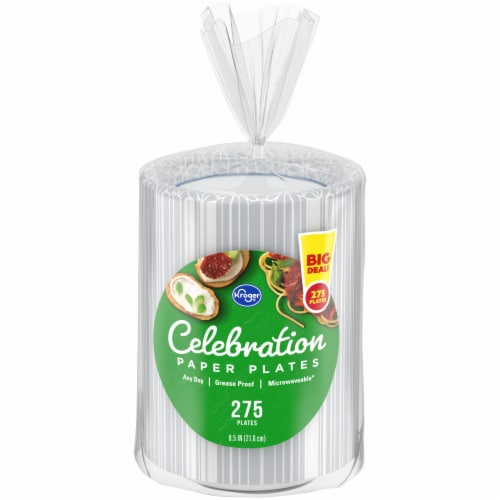 Kroger® Celebration Paper Plates BIG Deal! Perspective: front