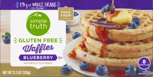 Calories in Simple Truth? Gluten Free Blueberry Waffles