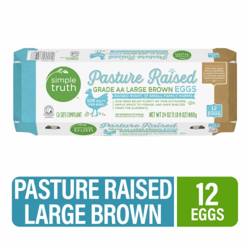 Simple Truth™ Pasture Raised Large Brown Eggs Perspective: front