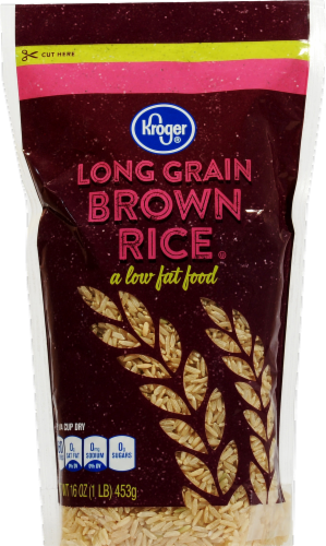 Kroger® Long Grain Brown Rice Perspective: front