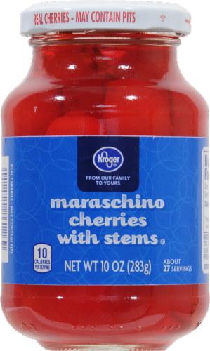 Kroger® Maraschino Cherries With Stems Perspective: front