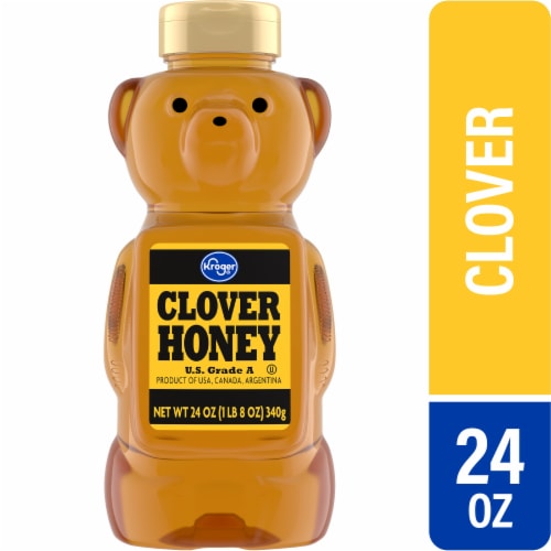 Kroger® Clover Honey Bear Perspective: front