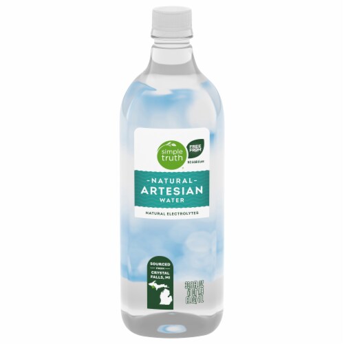 Simple Truth® Artesian Bottled Water Perspective: front