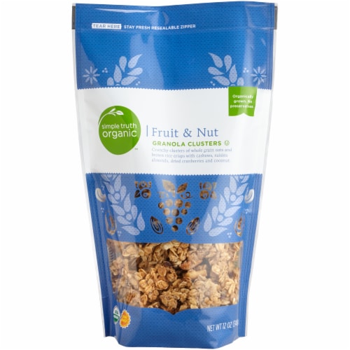 Simple Truth Organic® Fruit & Nut Granola Clusters, 12 oz - Jay C