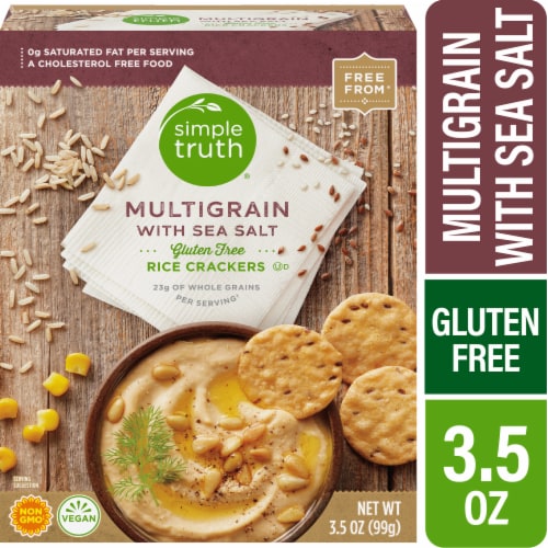 Simple Truth® Gluten Free Multigrain with Sea Salt Rice Crackers