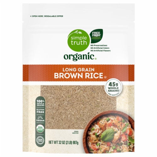 Simple Truth Organic® Long Grain Brown Rice, 32 oz - Kroger