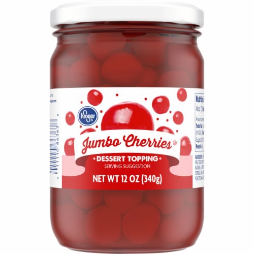 Kroger® Jumbo Cherries Dessert Topping Perspective: front