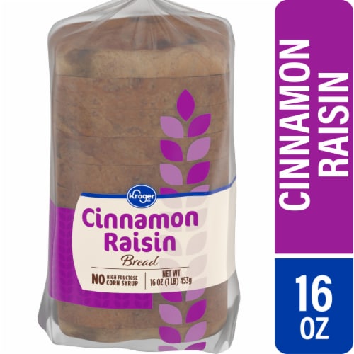 Kroger® Round Top Cinnamon Raisin Bread Perspective: front