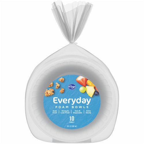 Kroger® 30-Ounce Foam Bowls Perspective: front