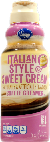 Kroger® Italian Style Sweet Cream Coffee Creamer Perspective: front