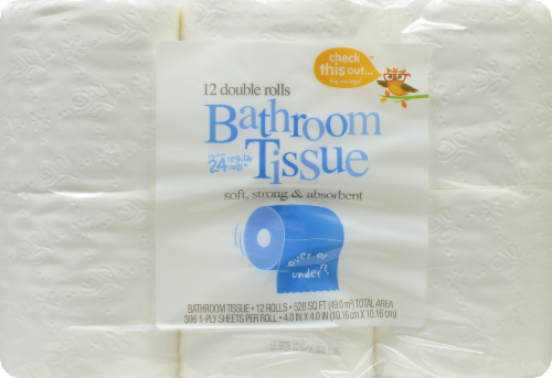 check this out...™ Double Roll Bath Tissue Perspective: front