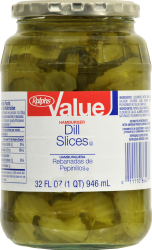 Ralphs Value Hamburger Dill Slices Perspective: front
