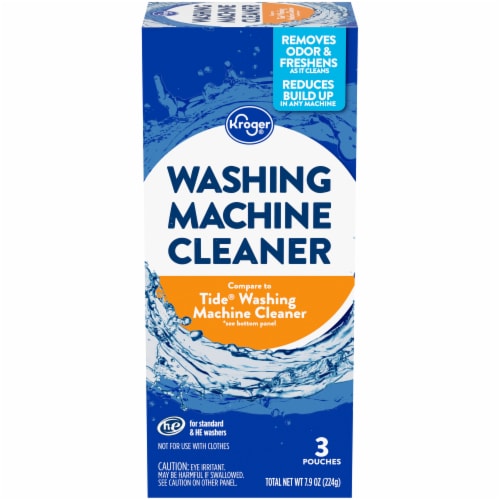 Kroger® Standard & HE Washing Machine Cleaner Pouches Laundry Supplies, 3  ct - Kroger