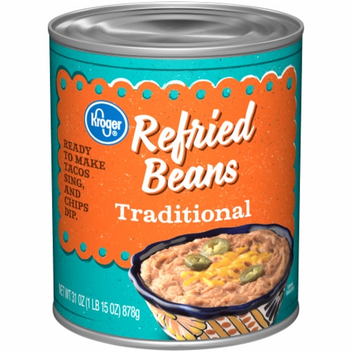 Kroger® Traditional Refried Beans Perspective: front