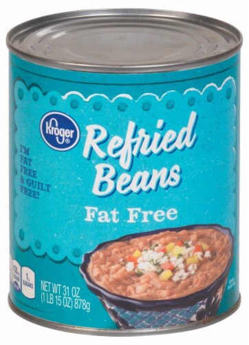 Kroger® Refried Beans - Fat Free Perspective: front