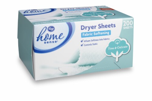 Kroger® Free & Delicate Fabric Softening Dryer Sheets Perspective: front