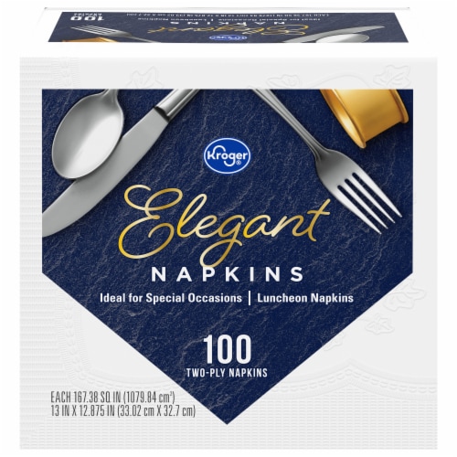 Kroger® Elegant Luncheon Paper Napkins Perspective: front