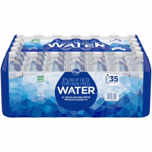 Kroger® Purified Bottled Water Perspective: front