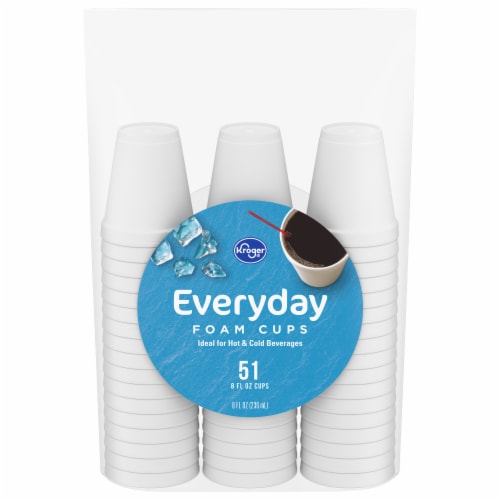 Kroger® Foam Cups, 51 ct / 8 oz - Kroger