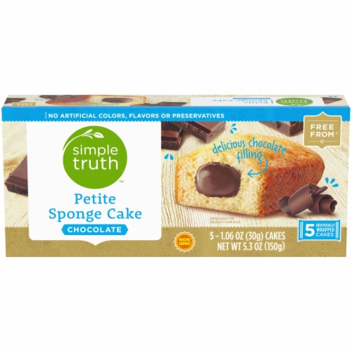 Simple Truth™ Chocolate Petite Sponge Cakes Perspective: front