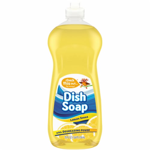 Check This Out® Lemon Dish Soap Perspective: front