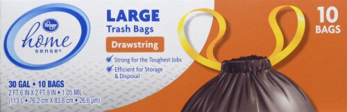 Kroger® Large 30 Gallon Trash Bags Perspective: front