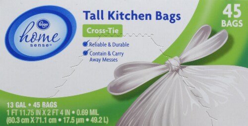 Kroger®  Tall 13 Gallon Kitchen Bags Perspective: front