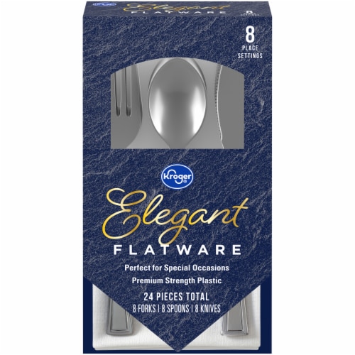 Kroger® Premium Strength Flatware Perspective: front
