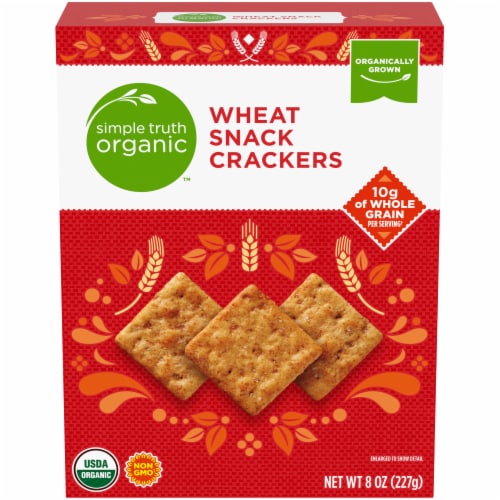 Simple Truth Organic™ Wheat Snack Crackers Perspective: front