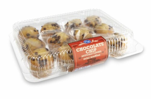 Kroger® Chocolate Chip Mini Muffins Perspective: front