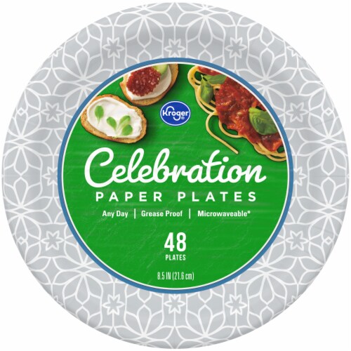 Kroger® Celebration Paper Plates Perspective: front