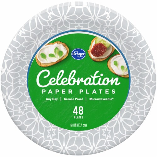 Kroger® Celebrations 7 Inch Paper Plates Perspective: front