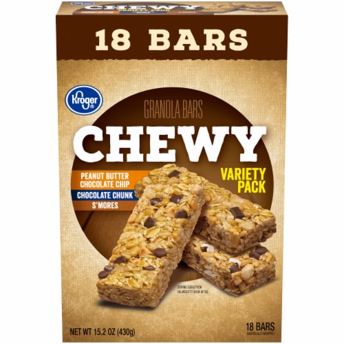 Kroger® Chewy Granola Bars Variety Pack Perspective: front
