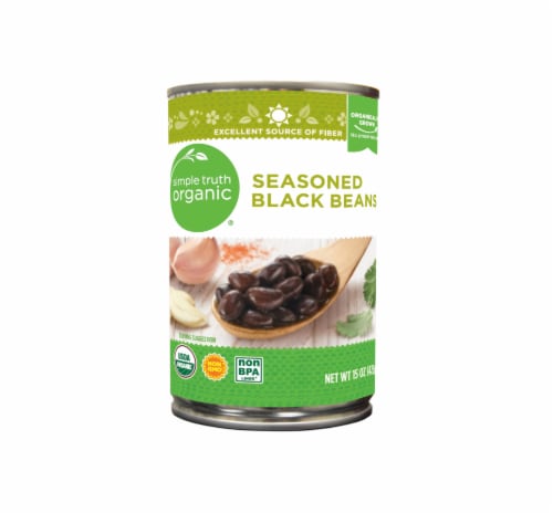 Simple Truth Organic® Seasoned Black Beans Perspective: front