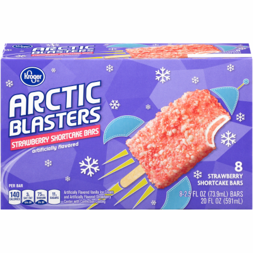 Kroger® Strawberry Shortcake Arctic Blasters Bars Perspective: front
