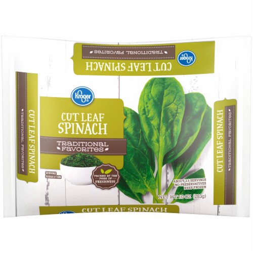 Kroger® Traditional Favorites Cut Leaf Spinach, 10 oz Kroger