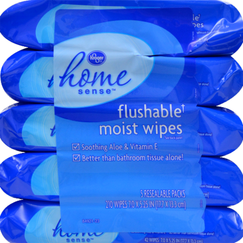 Kroger® Flushable Moist Wipes Perspective: front