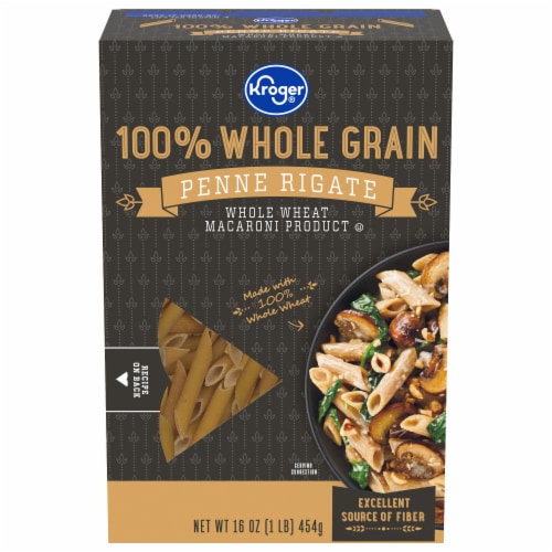 Kroger® 100% Whole Grain Penne Rigate Pasta Perspective: front