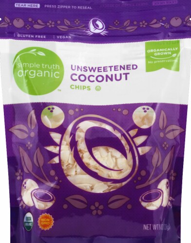 Simple Truth Organic™ Unsweetened Coconut Chips Perspective: front
