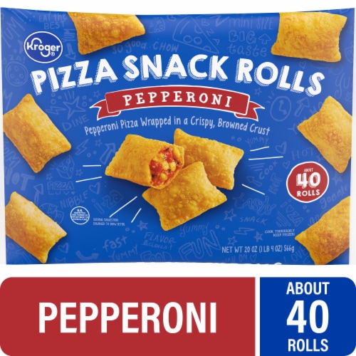 Kroger® Pepperoni Pizza Snack Rolls Perspective: front